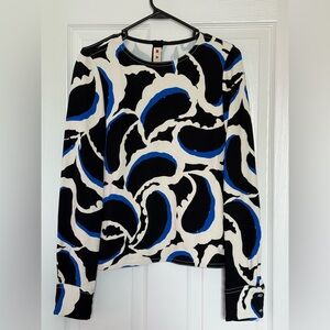 Marni Abstract Patterned Women's Blouse. 
Italian designer